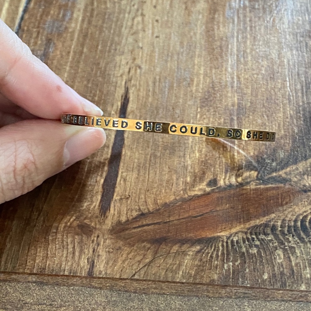 Mantraband cuff bracelet